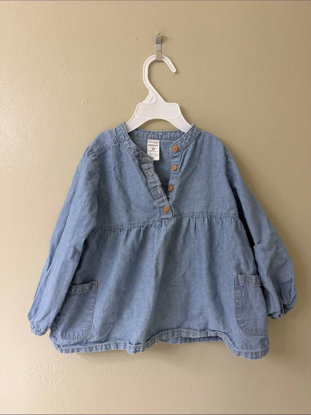OshKosh B'gosh Light Blue Denim Tunic Blouse